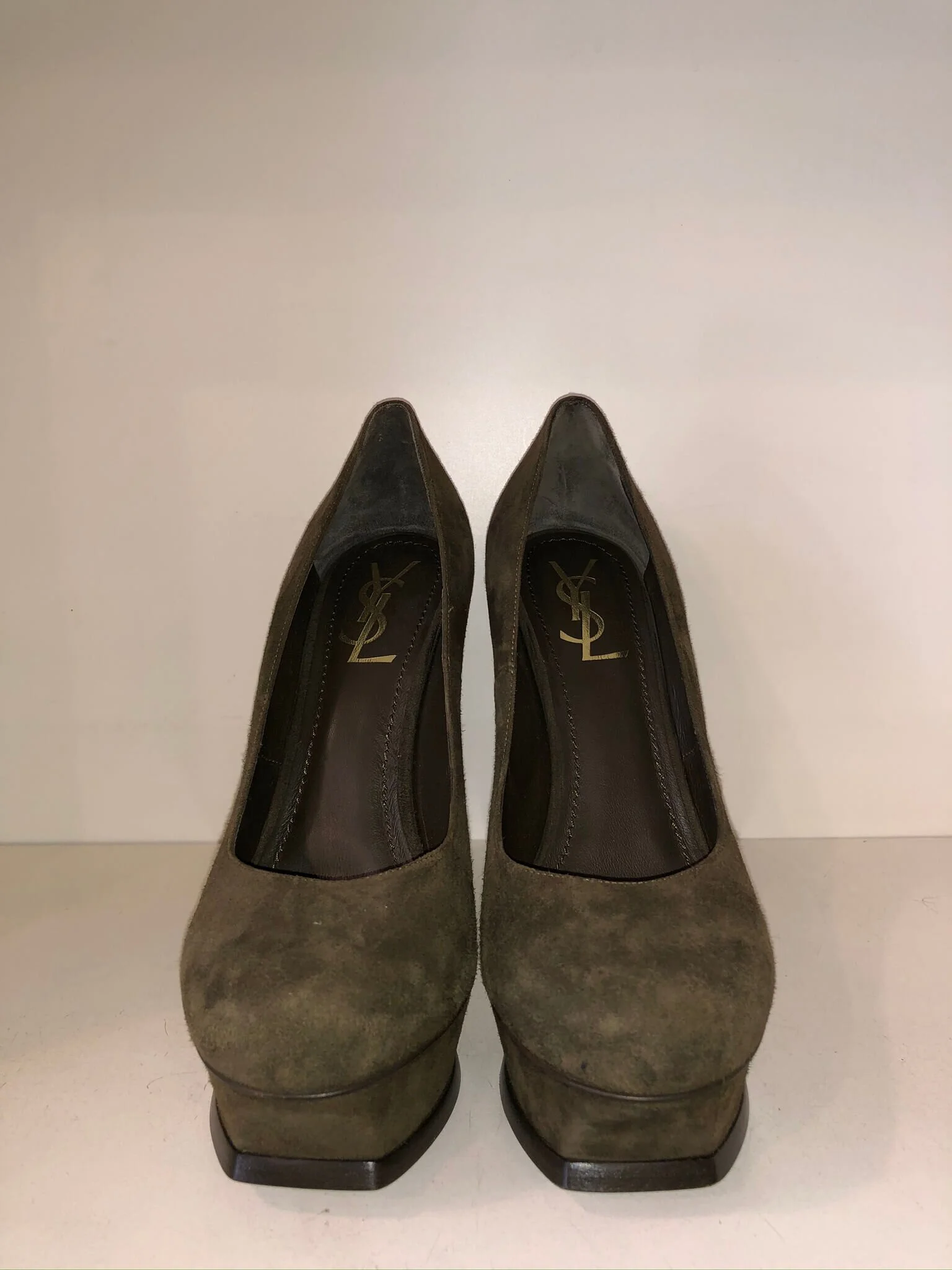 Yves saint sales laurent platform pumps